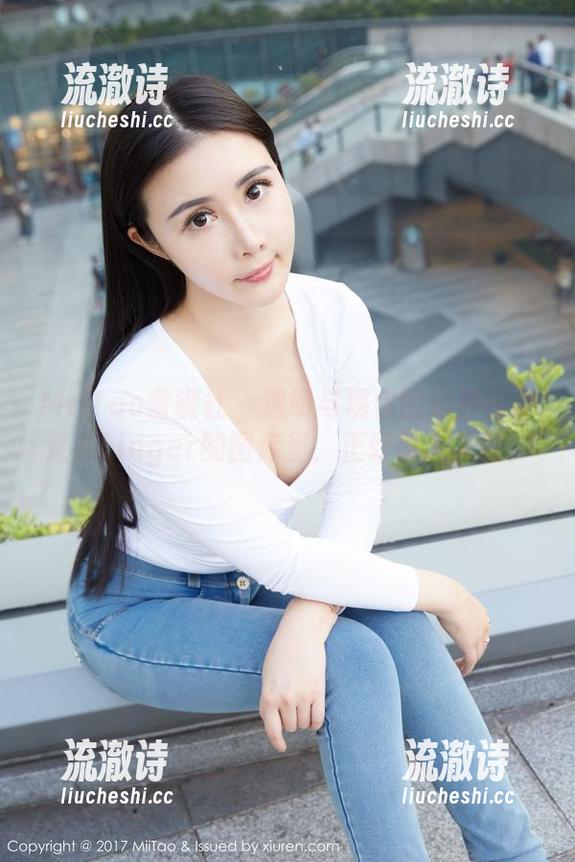 MiiTao蜜桃社 - 透明与现实的边界在赵灵儿Linger的图库里，正好引人入胜。-流澈诗