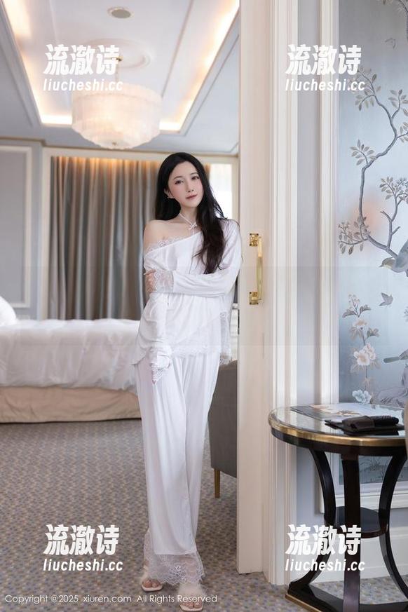 Xiuren秀人网 - 仔细瞧，金妍兮Saki这身和服可是有态度的-流澈诗